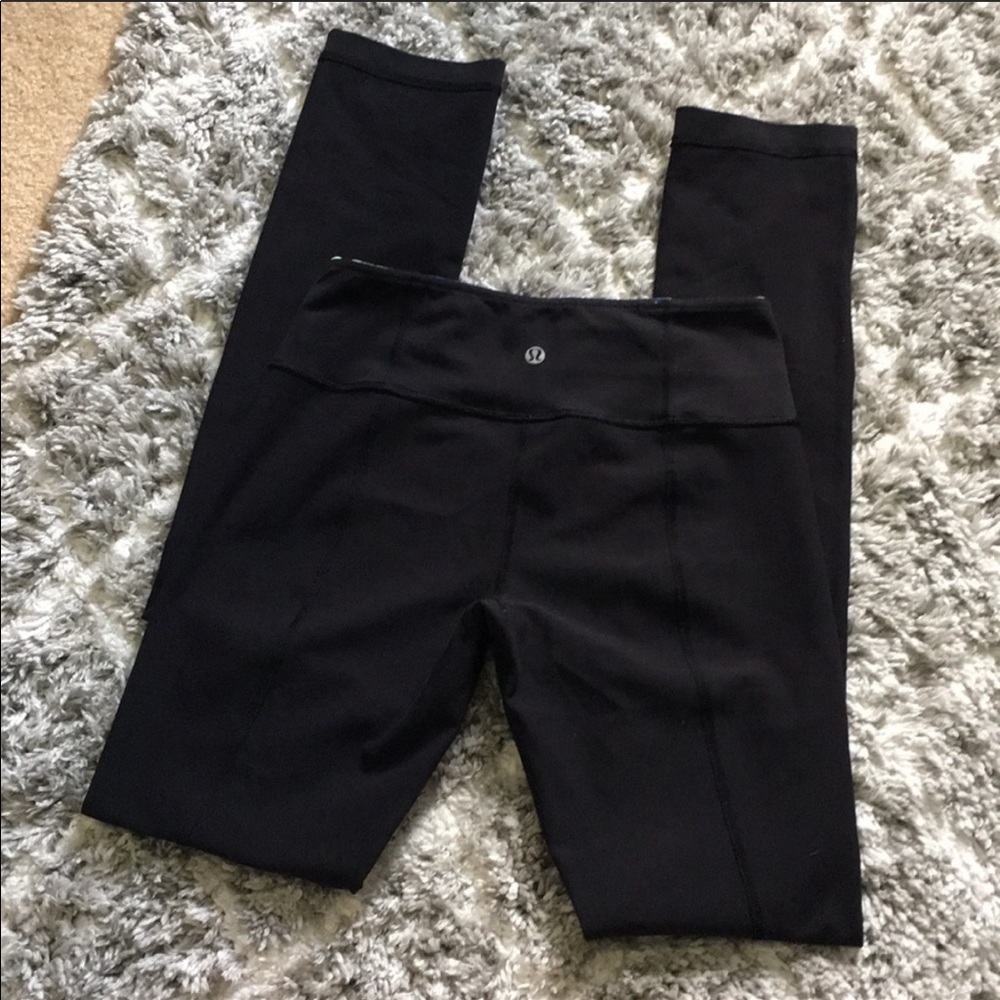 Size 4 Lululemon Reversible Leggings